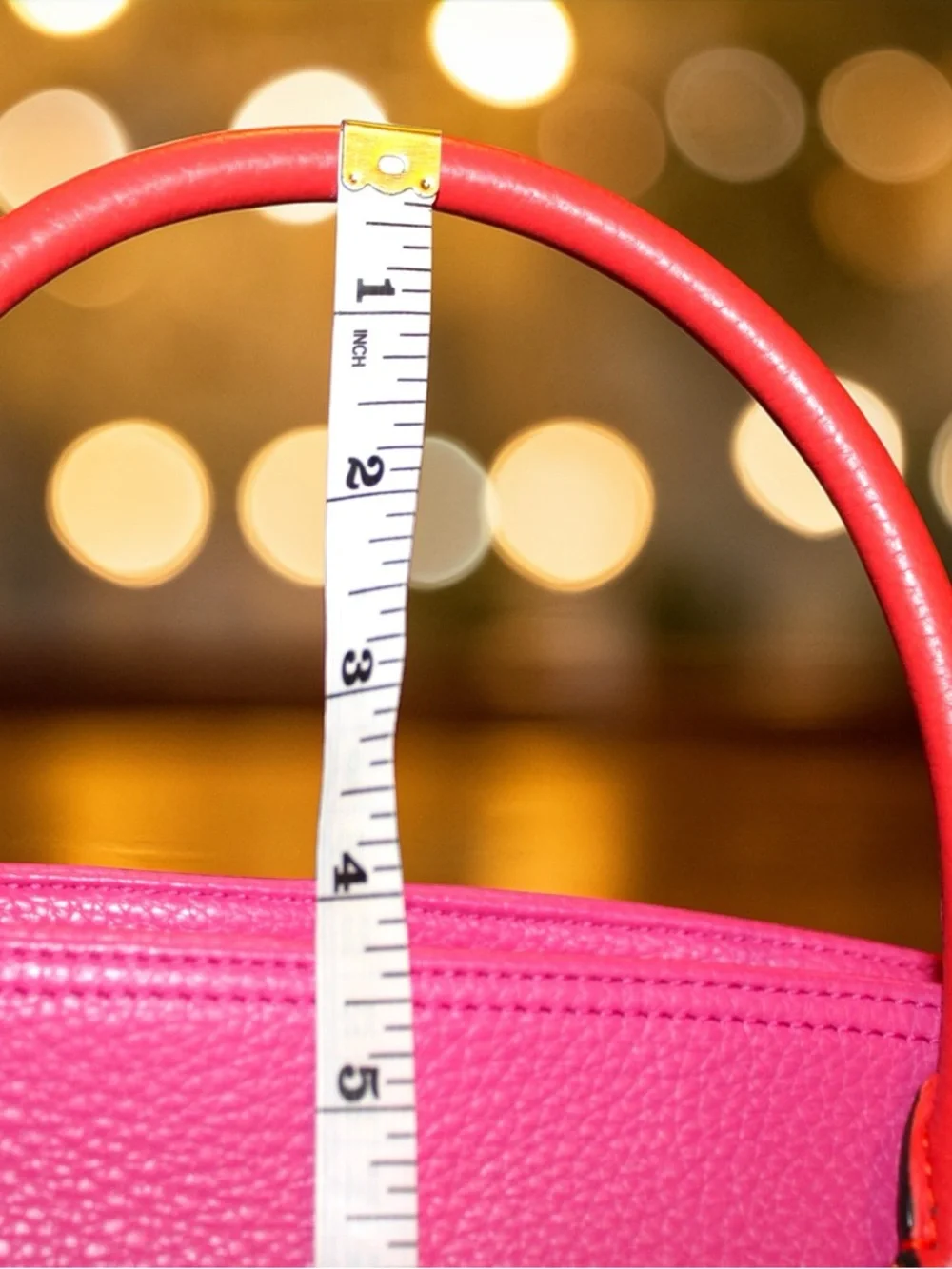 Loewe Anagram Handbag in Hot Pink and Orange Leather - Authentic - Picture 11 of 11